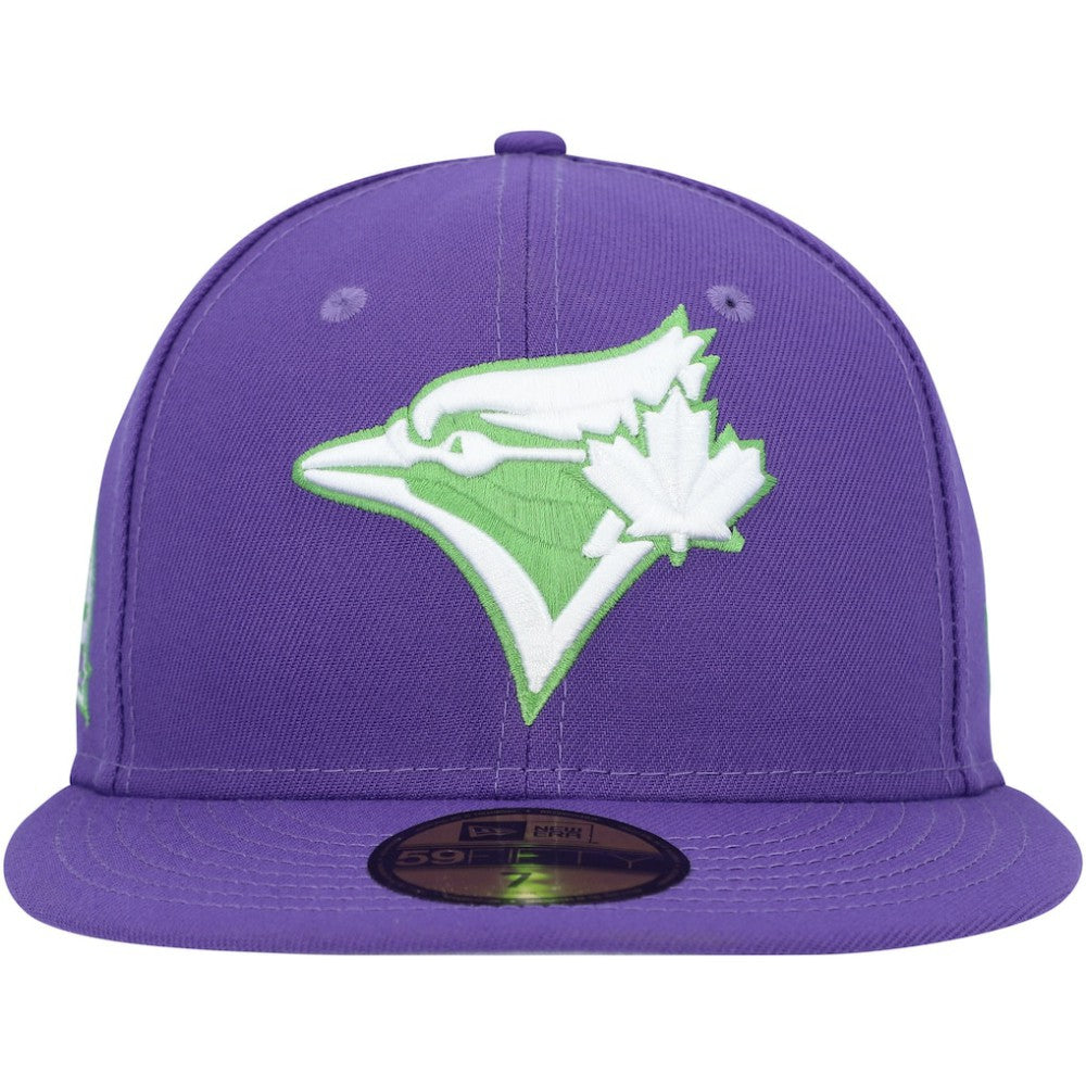 Toronto Blue Jays New Era Lime Side Patch 59FIFTY Fitted Hat - Purple - New Era Online