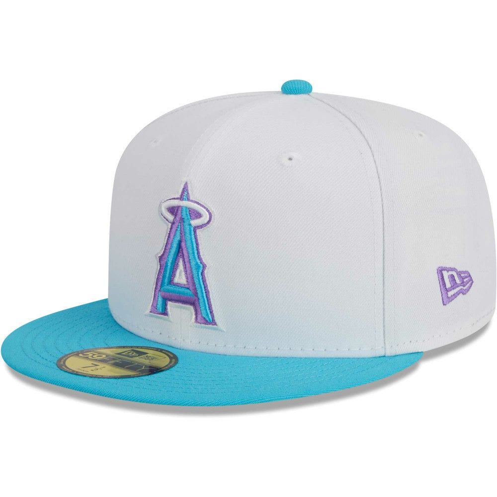 Los Angeles Angels New Era  Vice 59FIFTY Fitted Hat - White - New Era on Sale