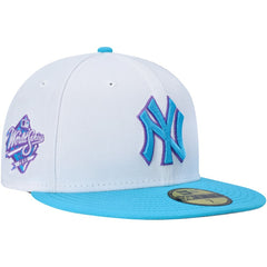 New York Yankees New Era 1999 World Series Vice 59FIFTY Fitted Hat - White - New Era Online