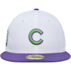 Chicago Cubs New Era  Side Patch 59FIFTY Fitted Hat - White - New Era Online