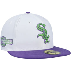 Chicago White Sox New Era  Side Patch 59FIFTY Fitted Hat - White - New Era on Sale