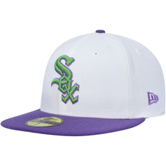 Chicago White Sox New Era  Side Patch 59FIFTY Fitted Hat - White - New Era on Sale