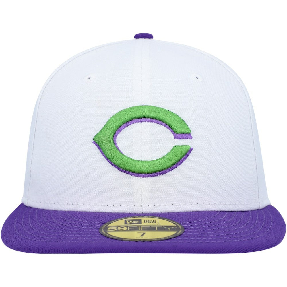 Cincinnati Reds New Era 1990 World Series Side Patch 59FIFTY Fitted Hat - White - New Era Discount
