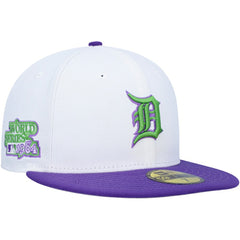 Detroit Tigers New Era 1984 World Series Side Patch 59FIFTY Fitted Hat - White - New Era Discount