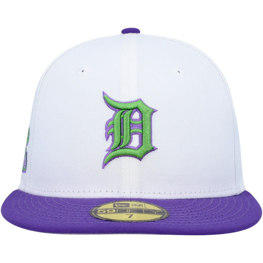 Detroit Tigers New Era 1984 World Series Side Patch 59FIFTY Fitted Hat - White - New Era Discount
