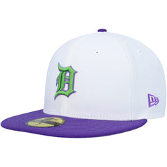 Detroit Tigers New Era 1984 World Series Side Patch 59FIFTY Fitted Hat - White - New Era Discount