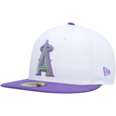 Los Angeles Angels New Era 2002 World Series Side Patch 59FIFTY Fitted Hat - White - New Era Lifestyle