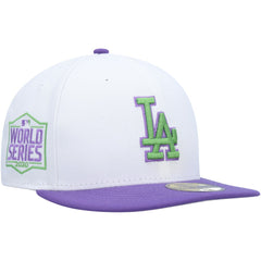 Los Angeles Dodgers New Era 2020 World Series Side Patch 59FIFTY Fitted Hat - White - New Era Online