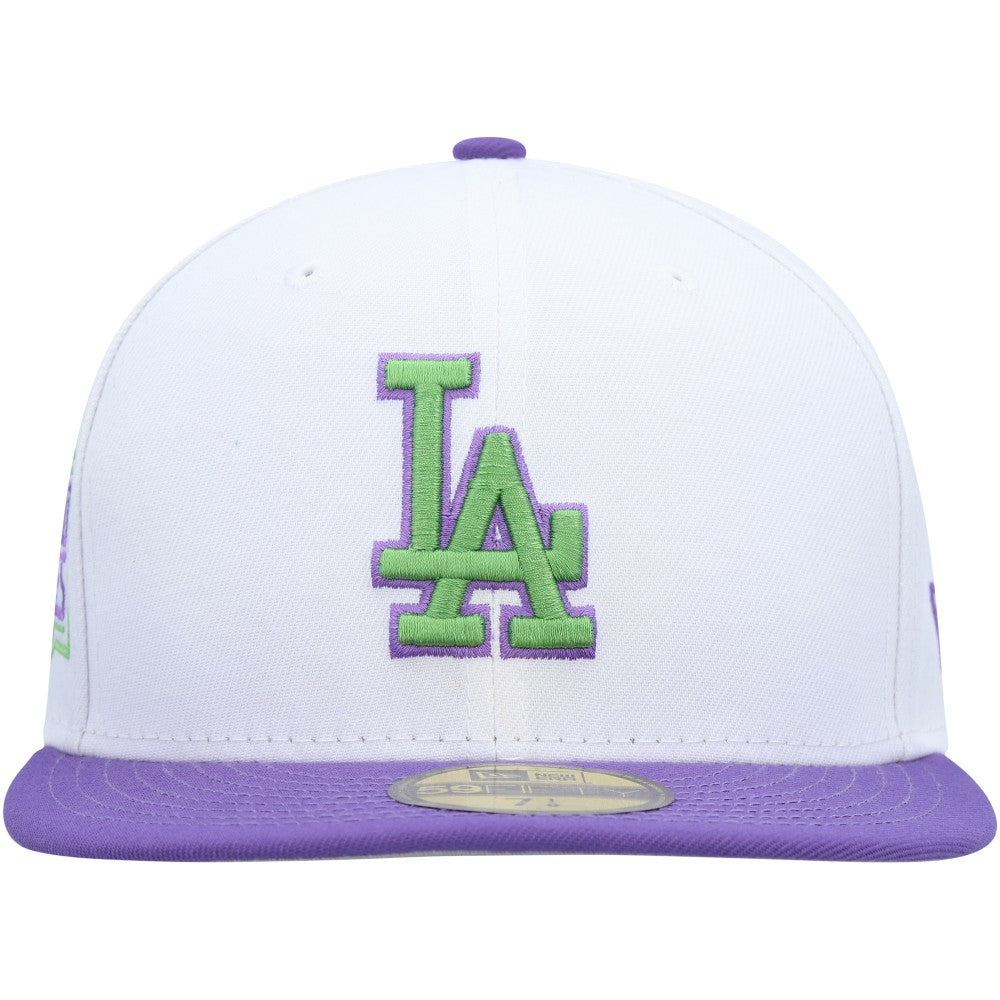 Los Angeles Dodgers New Era 2020 World Series Side Patch 59FIFTY Fitted Hat - White - New Era Online