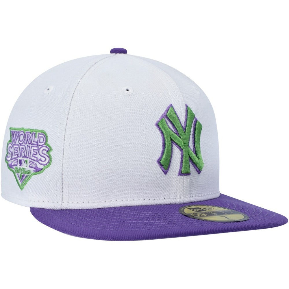 New York Yankees New Era  Side Patch 59FIFTY Fitted Hat - White - New Era Online