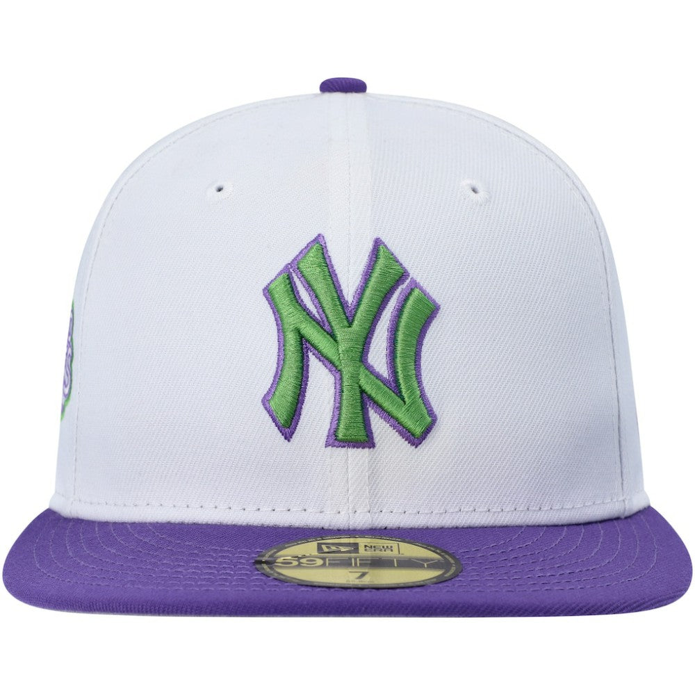 New York Yankees New Era  Side Patch 59FIFTY Fitted Hat - White - New Era Online