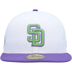 San Diego Padres New Era 50th Anniversary Side Patch 59FIFTY Fitted Hat - White - New Era Sale