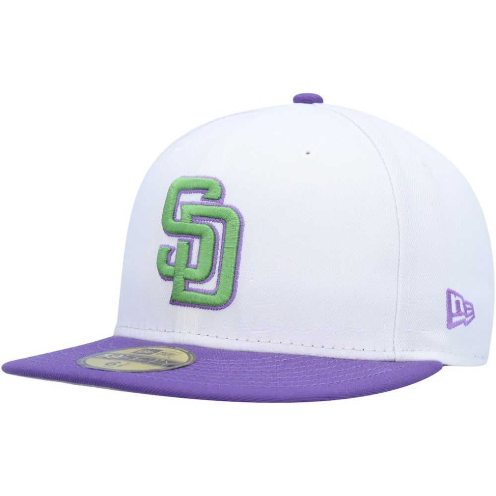 San Diego Padres New Era 50th Anniversary Side Patch 59FIFTY Fitted Hat - White - New Era Sale