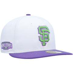 San Francisco Giants New Era 2014 World Series Side Patch 59FIFTY Fitted Hat - White - New Era Discount