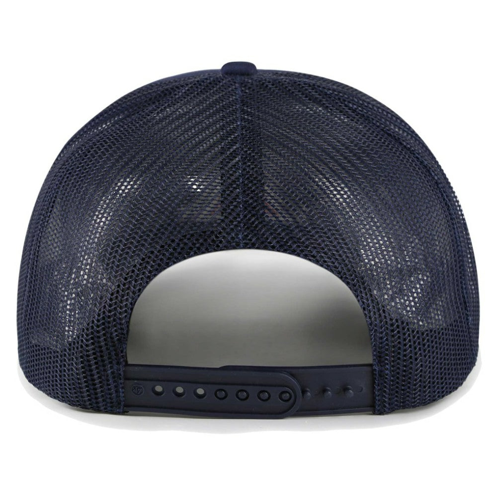 Houston Astros '47 Foam Logo Trucker Adjustable Hat - Navy - 47 brand Lifestyle