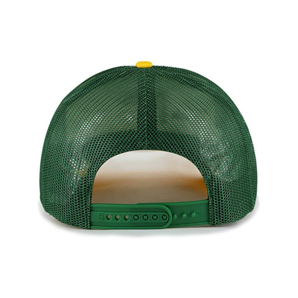 Athletics '47 Foam Front Script Trucker Snapback Hat - White - 47 brand Lifestyle