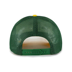 Athletics '47 Foam Front Script Trucker Snapback Hat - White - 47 brand Lifestyle