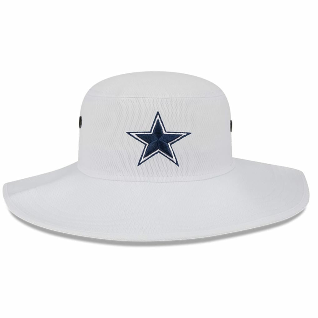 Dallas Cowboys New Era 2023 NFL Training Camp Panama Bucket Hat White