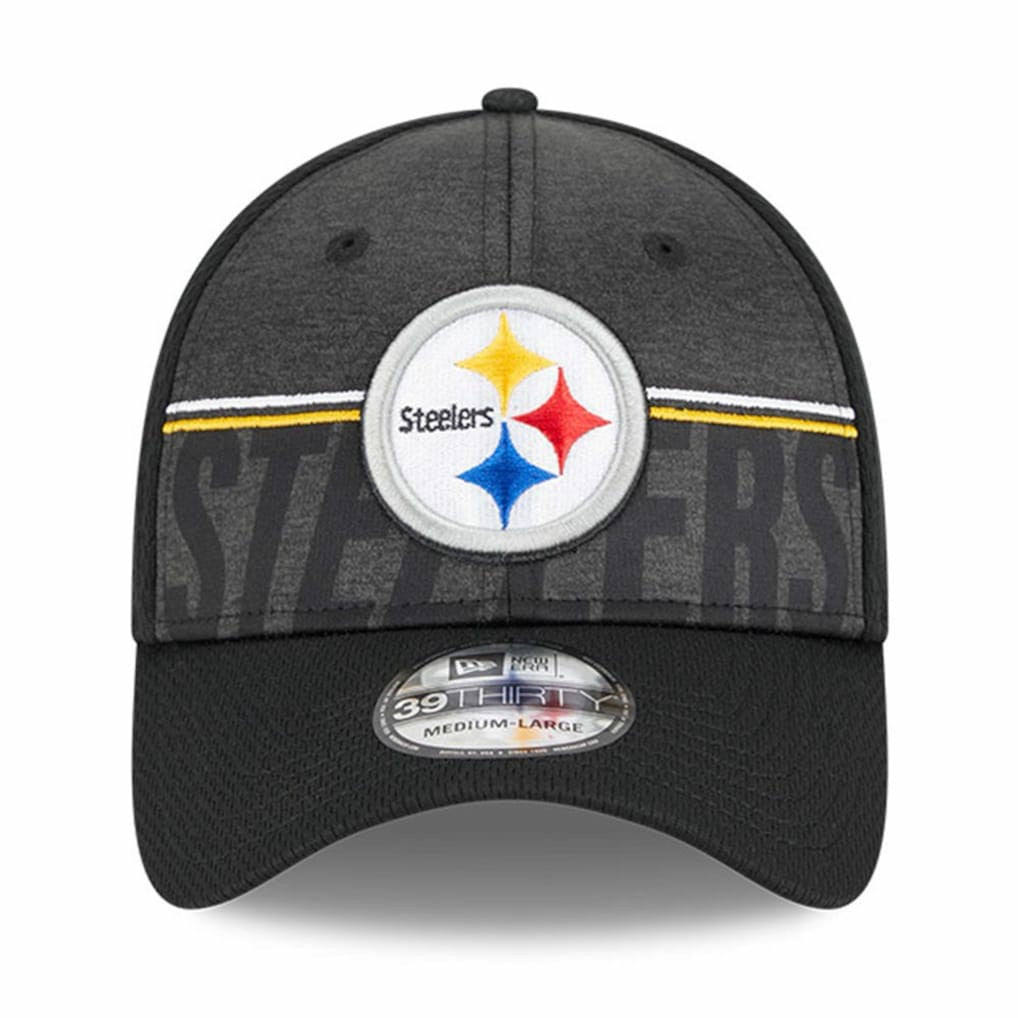 Pittsburgh Steelers New Era 2023 NFL Training Camp 39THIRTY Flex Hat Black
