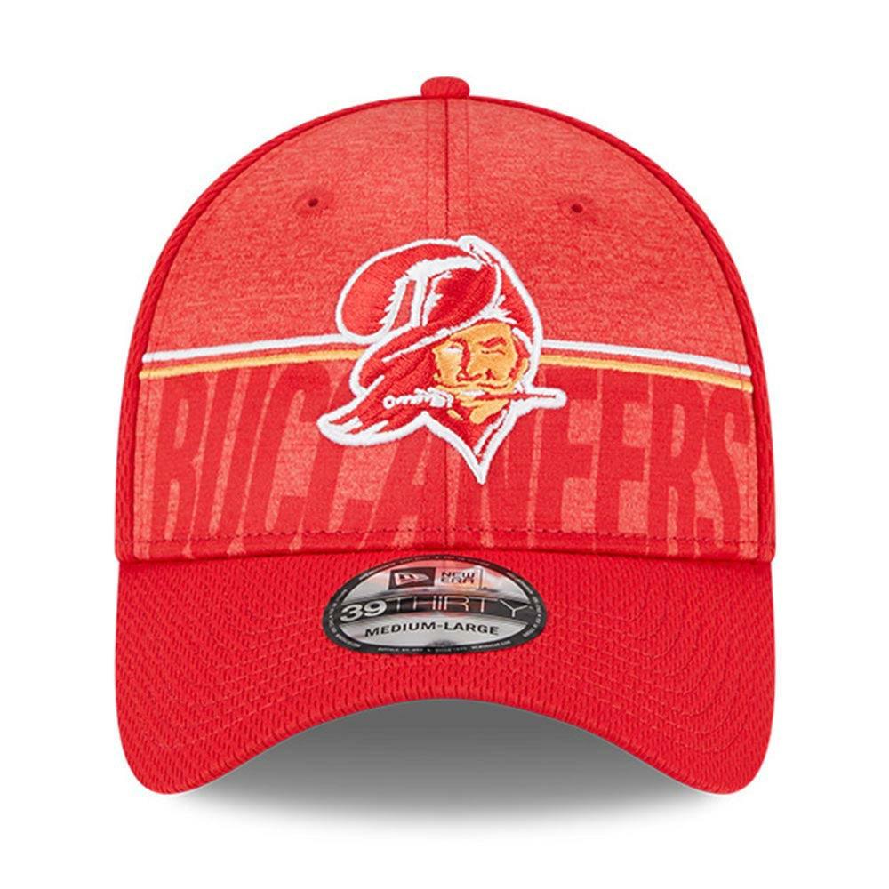 Tampa Bay Buccaneers New Era 2023 NFL Training Camp Throwback 39THIRTY Flex Hat Red
