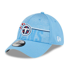 Tennessee Titans New Era 2023 NFL Training Camp 39THIRTY Flex Hat Light Blue
