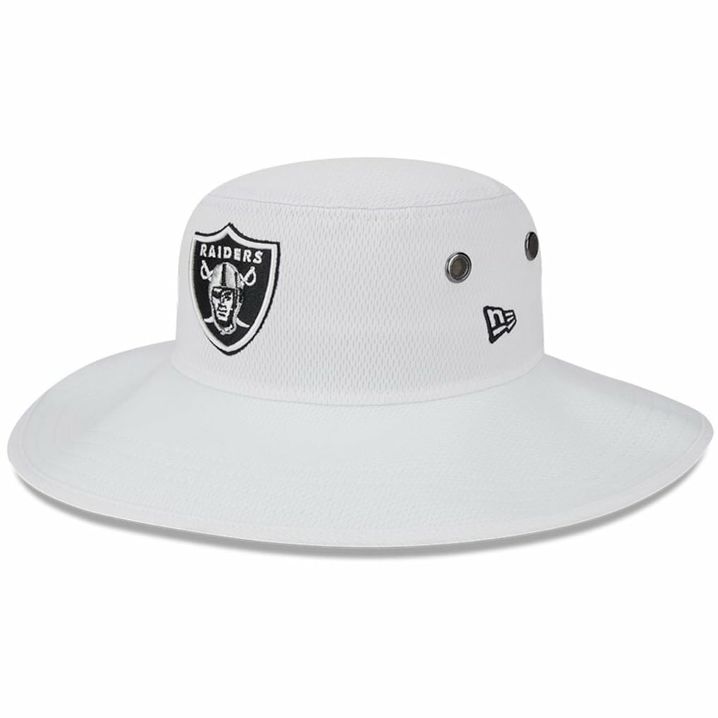 Las Vegas Raiders New Era 2023 NFL Training Camp Panama Bucket Hat White