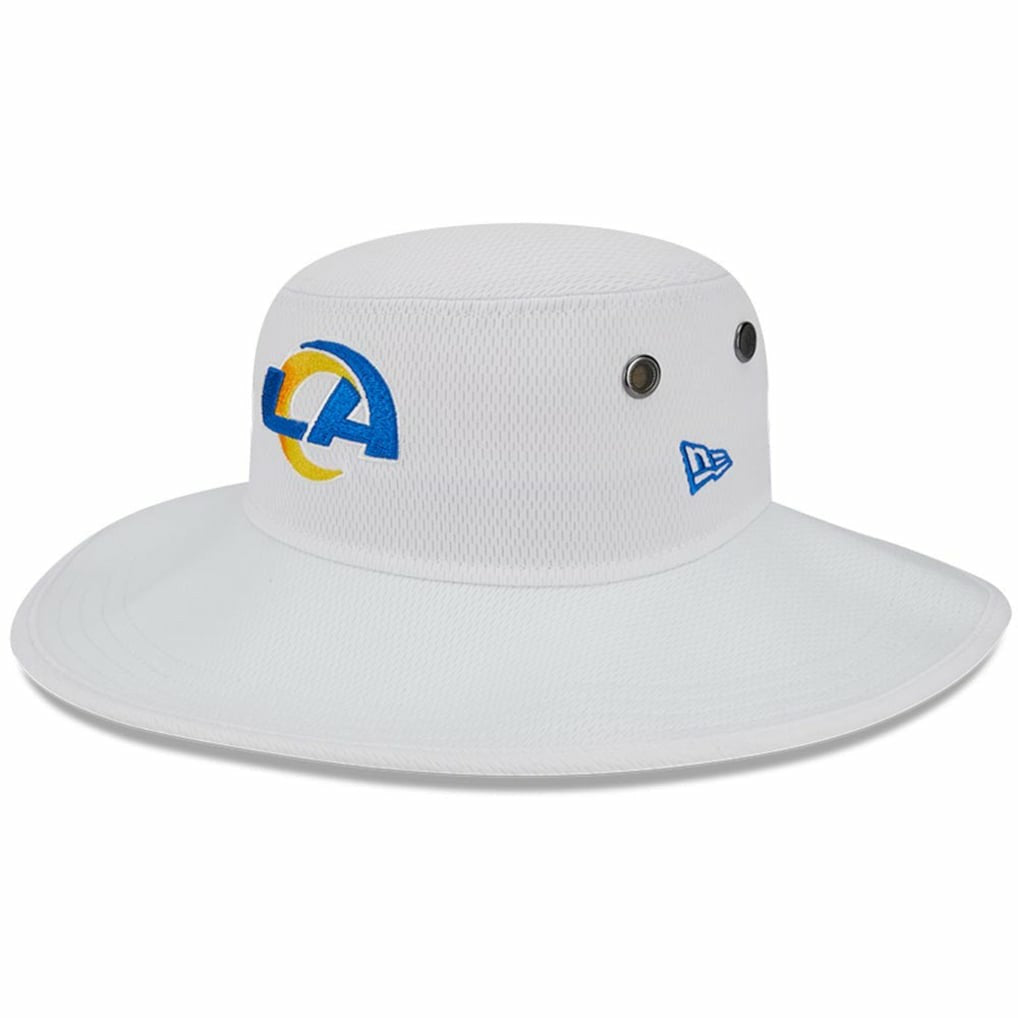 Los Angeles Rams New Era 2023 NFL Training Camp Panama Bucket Hat White