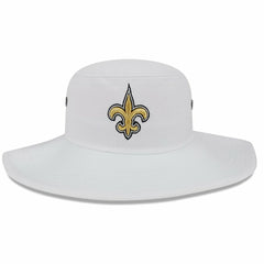 New Orleans Saints New Era 2023 NFL Training Camp Panama Bucket Hat White