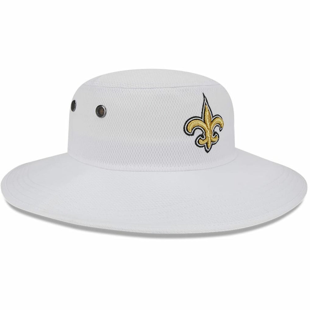 New Orleans Saints New Era 2023 NFL Training Camp Panama Bucket Hat White
