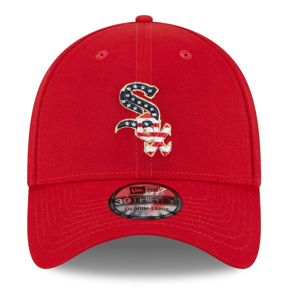 Chicago White Sox New Era 2023 Fourth of July 39THIRTY Flex Hat - Red - New Era Online