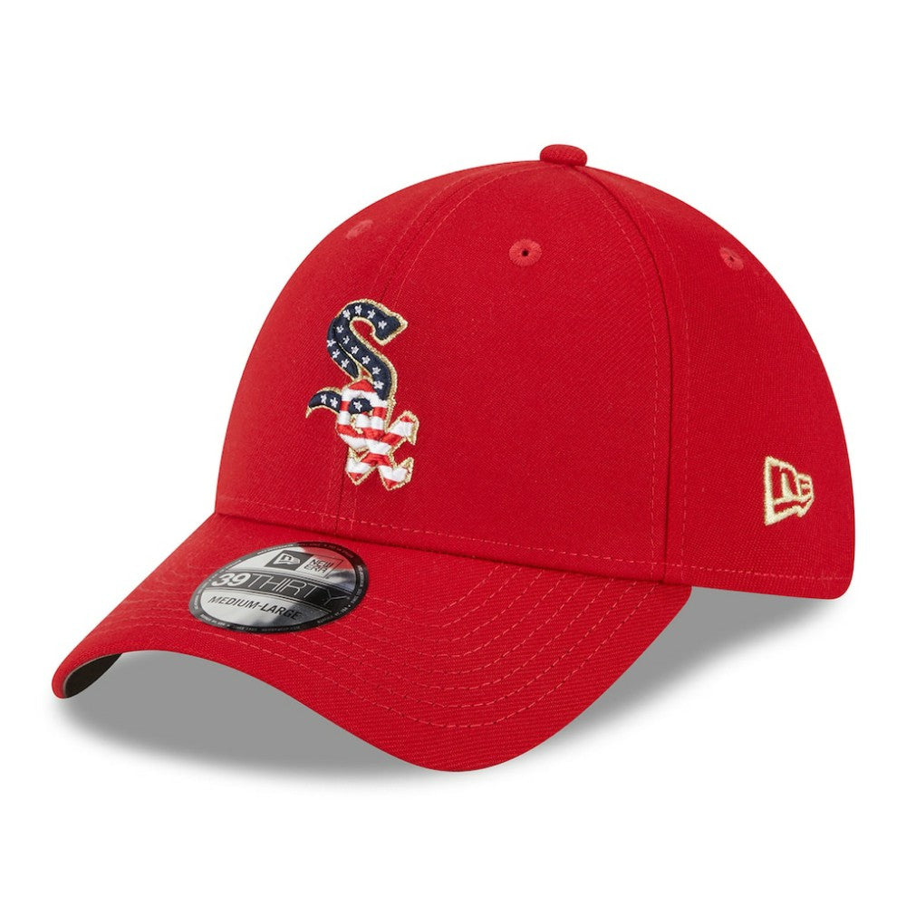 Chicago White Sox New Era 2023 Fourth of July 39THIRTY Flex Hat - Red - New Era Online
