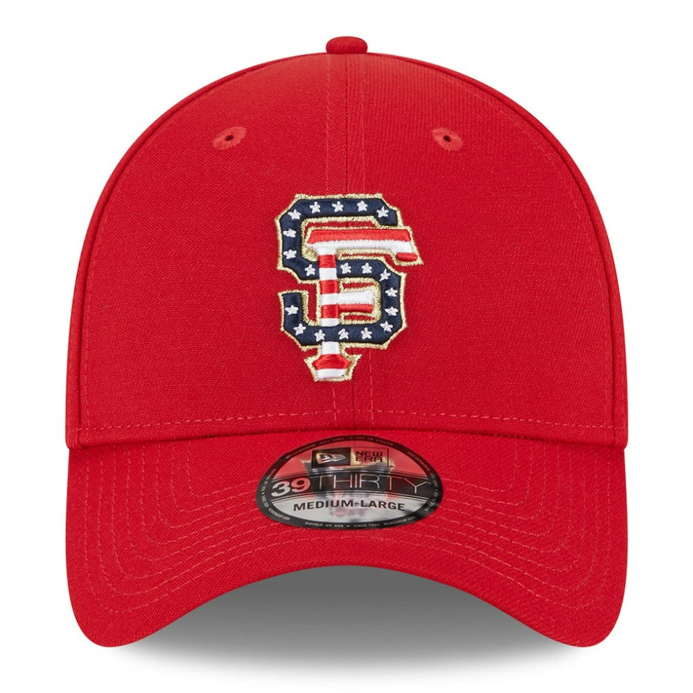 San Francisco Giants New Era 2023 Fourth of July 39THIRTY Flex Hat - Red - New Era Online