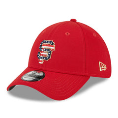 San Francisco Giants New Era 2023 Fourth of July 39THIRTY Flex Hat - Red - New Era Online