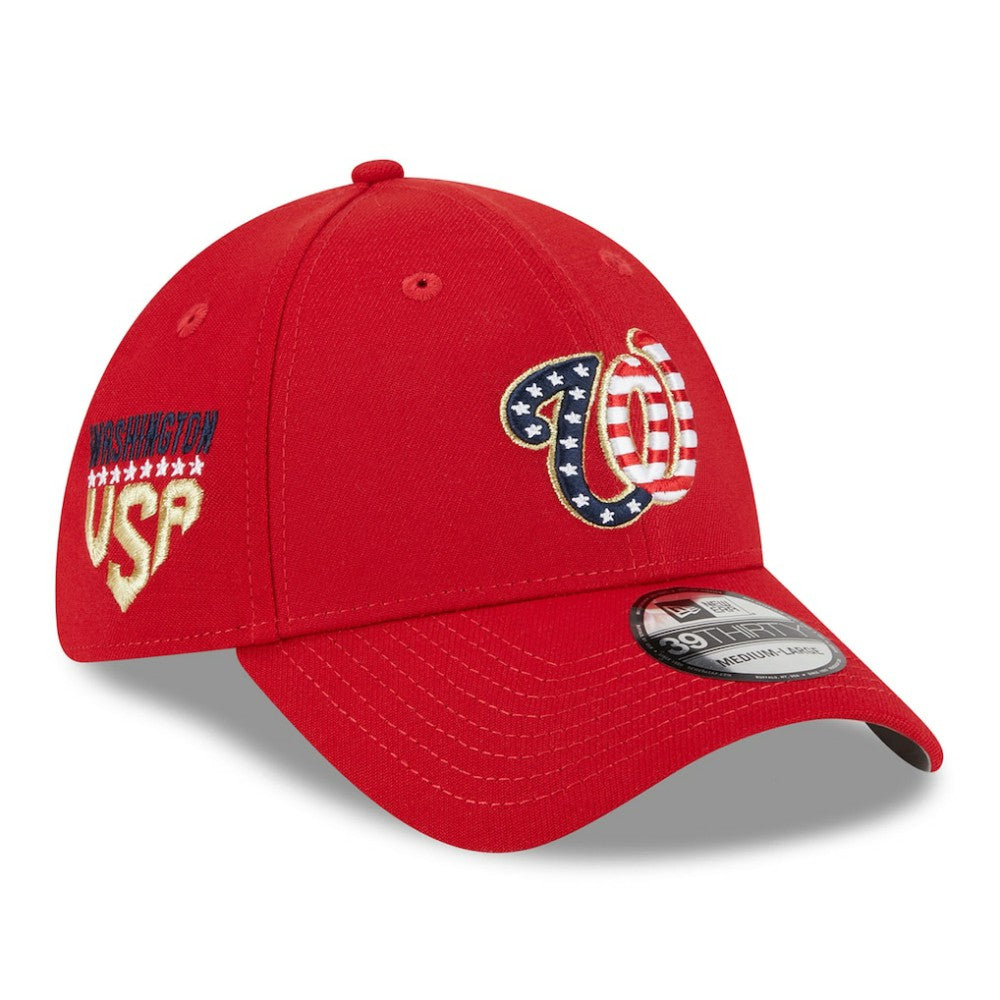 Washington Nationals New Era 2023 Fourth of July 39THIRTY Flex Hat - Red - New Era on Sale