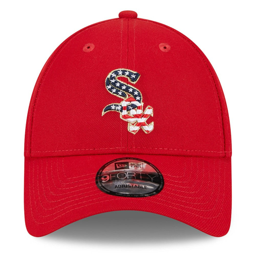 Chicago White Sox New Era 2023 Fourth of July 9FORTY Adjustable Hat - Red - New Era Discount
