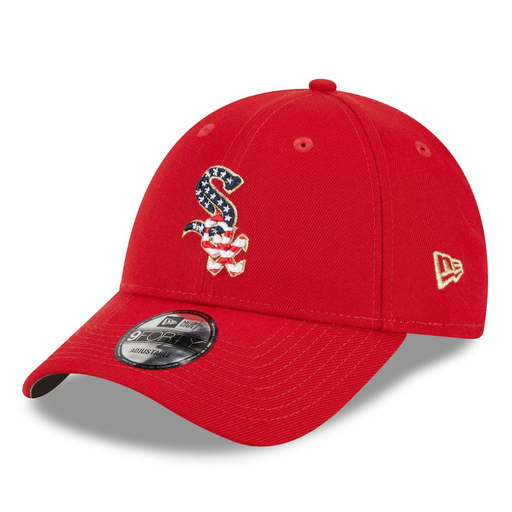 Chicago White Sox New Era 2023 Fourth of July 9FORTY Adjustable Hat - Red - New Era Discount
