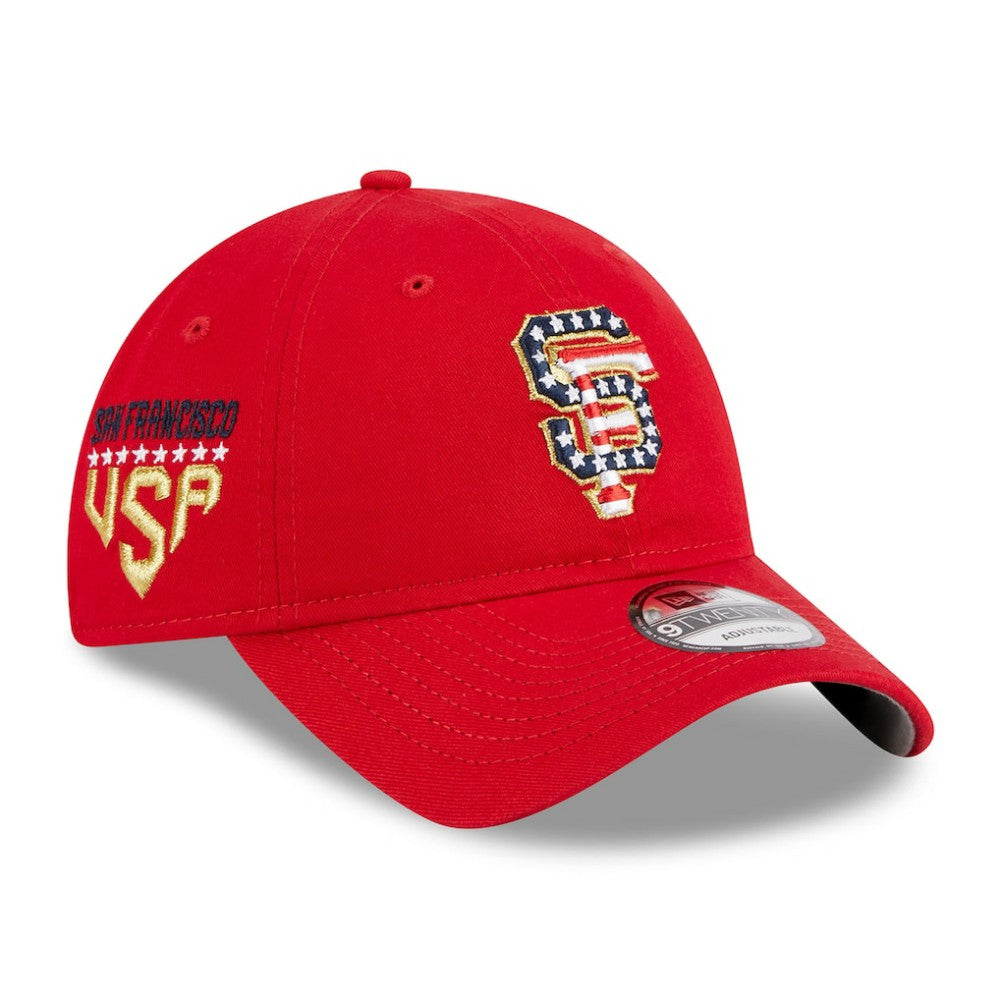San Francisco Giants New Era 2023 Fourth of July 9TWENTY Adjustable Hat - Red - New Era Discount