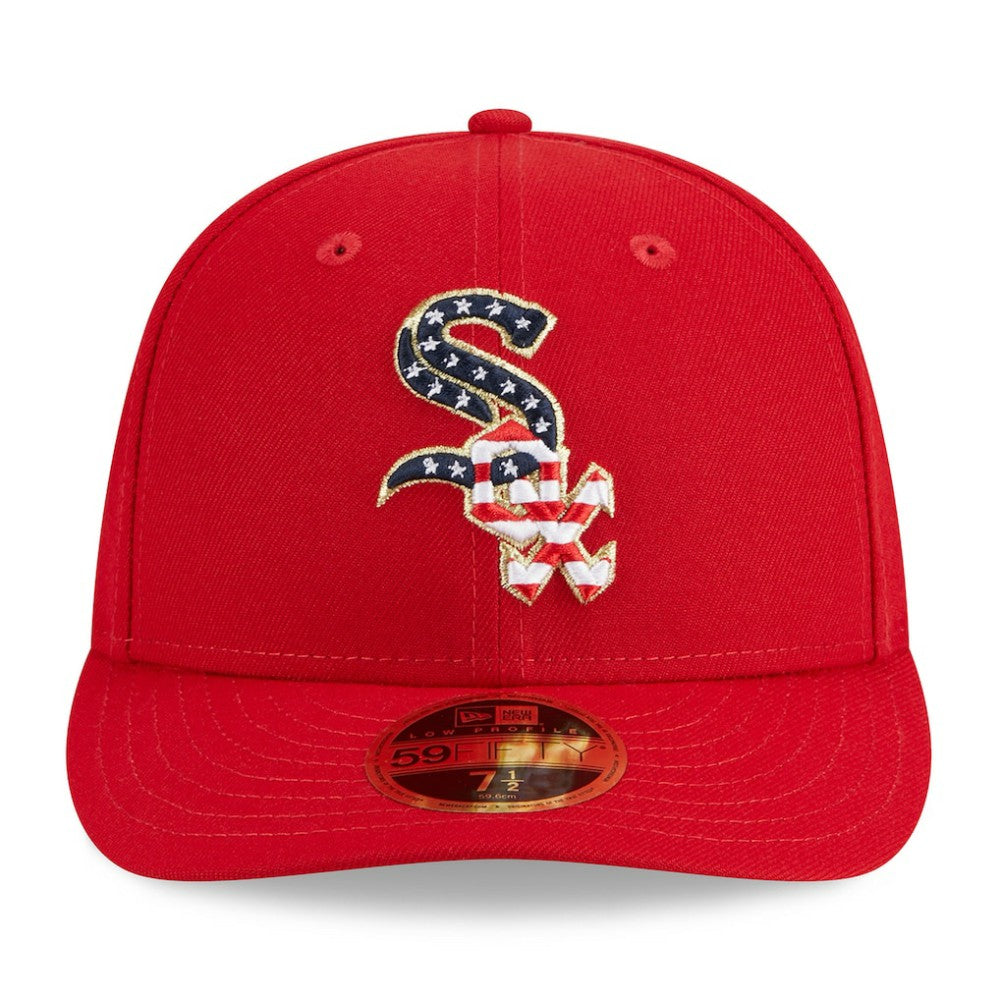 Chicago White Sox New Era 2023 Fourth of July Low Profile 59FIFTY Fitted Hat - Red - New Era Lifestyle