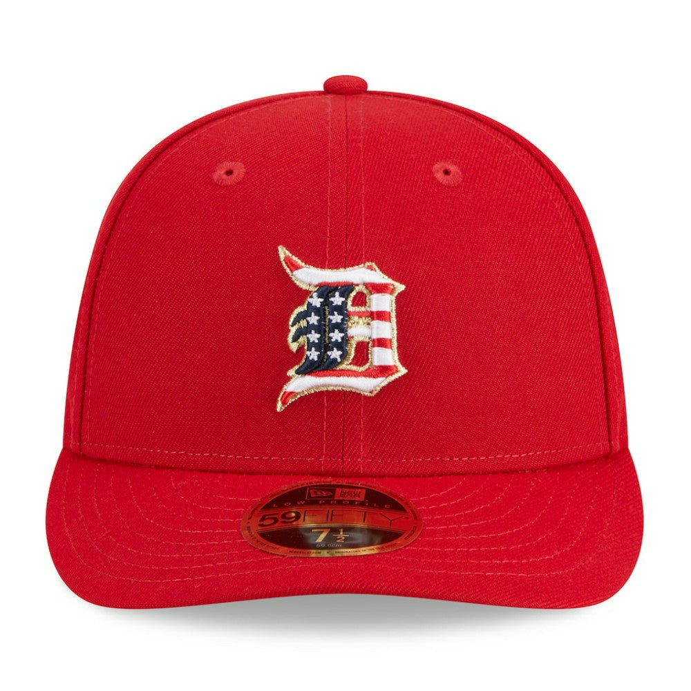Detroit Tigers New Era 2023 Fourth of July Low Profile 59FIFTY Fitted Hat - Red - New Era Online