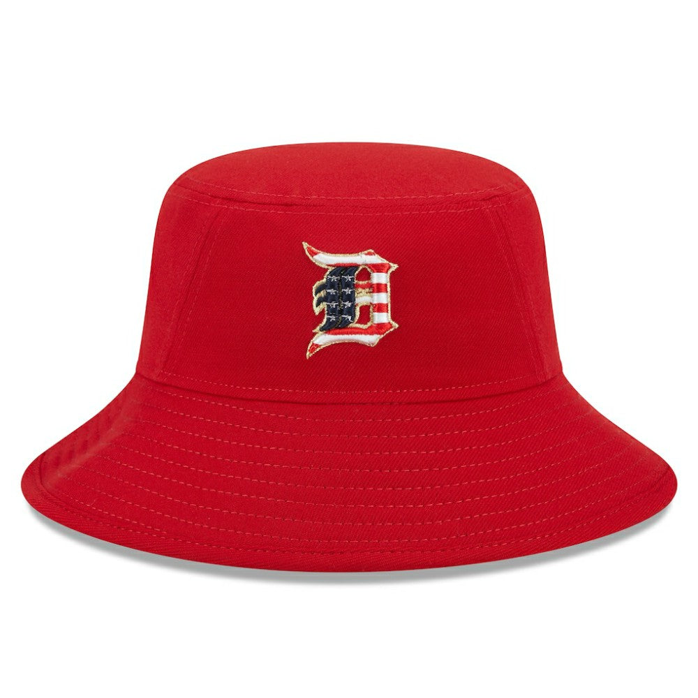 Detroit Tigers New Era 2023 Fourth of July Bucket Hat - Red - New Era Lifestyle