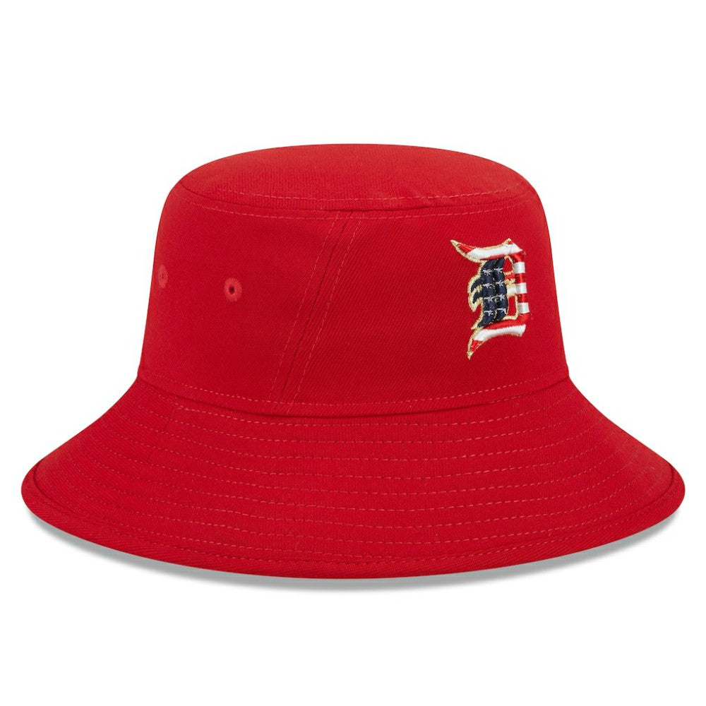 Detroit Tigers New Era 2023 Fourth of July Bucket Hat - Red - New Era Lifestyle