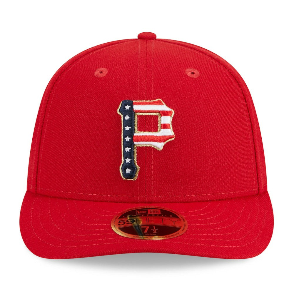 Pittsburgh Pirates New Era 2023 Fourth of July Low Profile 59FIFTY Fitted Hat - Red - New Era Discount
