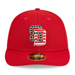San Diego Padres New Era 2023 Fourth of July Low Profile 59FIFTY Fitted Hat - Red - New Era Online