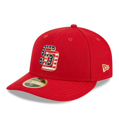 San Diego Padres New Era 2023 Fourth of July Low Profile 59FIFTY Fitted Hat - Red - New Era Online