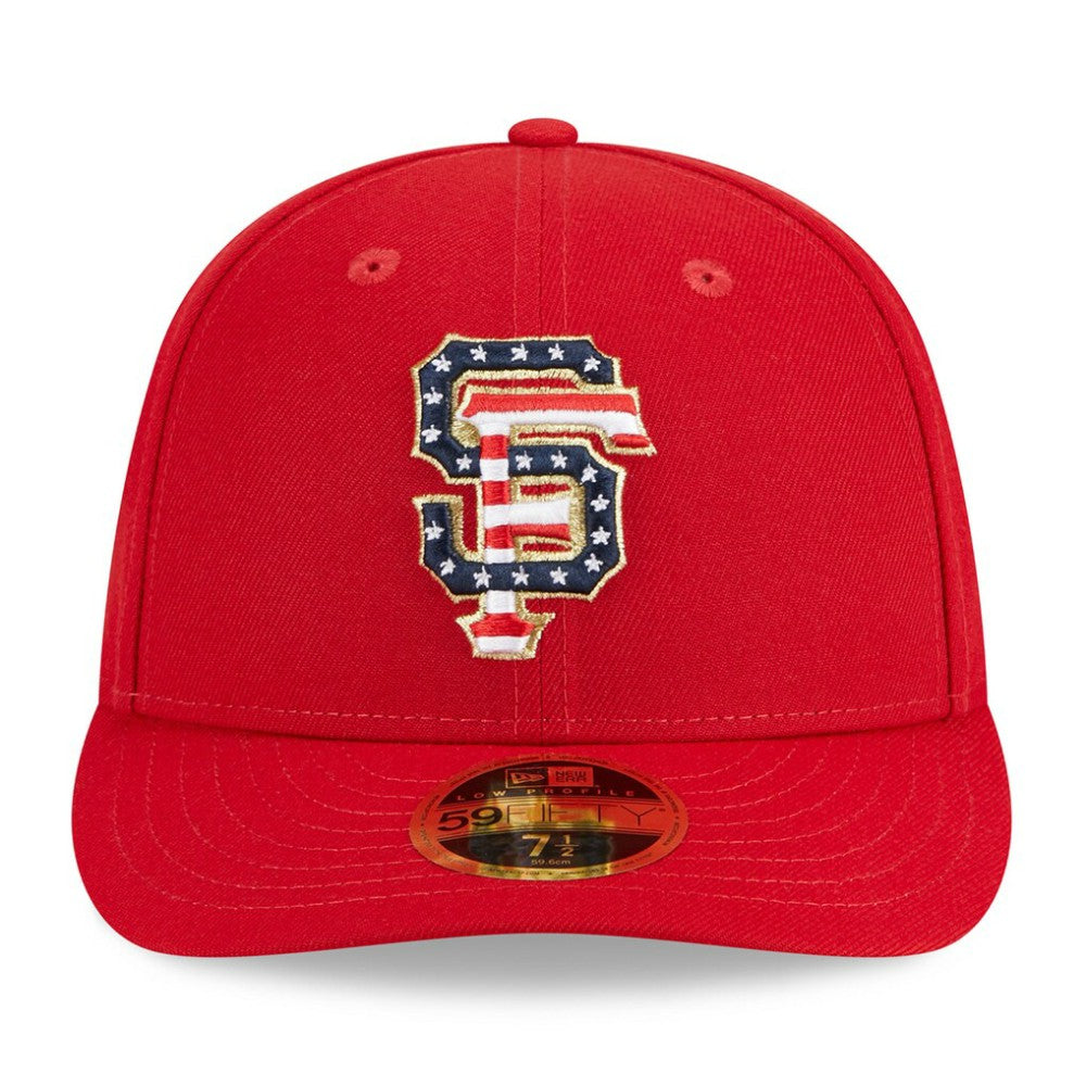 San Francisco Giants New Era 2023 Fourth of July Low Profile 59FIFTY Fitted Hat - Red - New Era on Sale