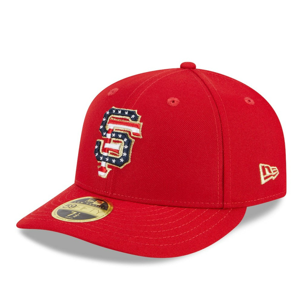San Francisco Giants New Era 2023 Fourth of July Low Profile 59FIFTY Fitted Hat - Red - New Era on Sale