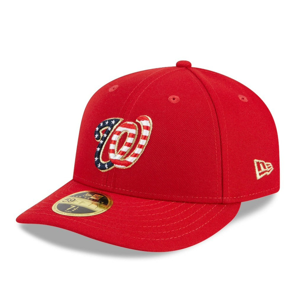 Washington Nationals New Era 2023 Fourth of July Low Profile 59FIFTY Fitted Hat - Red - New Era Sale