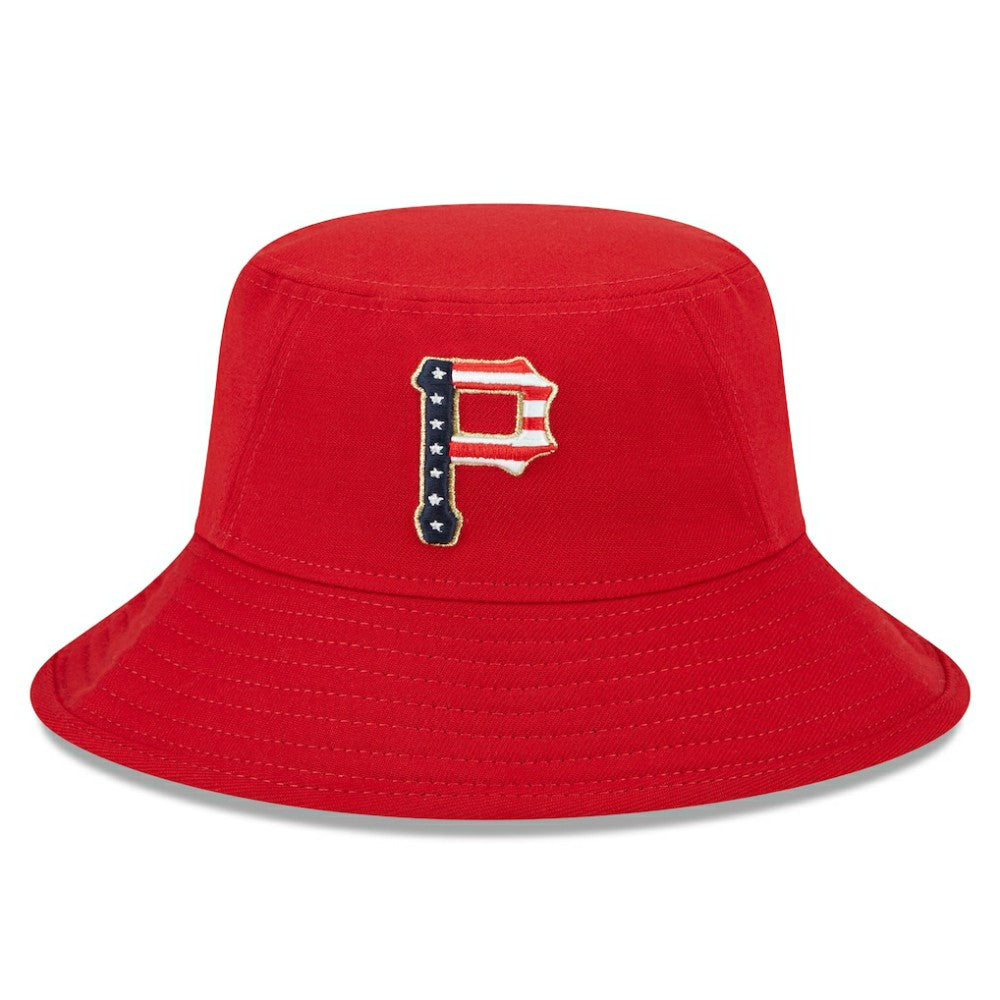 Pittsburgh Pirates New Era 2023 Fourth of July Bucket Hat - Red - New Era Online