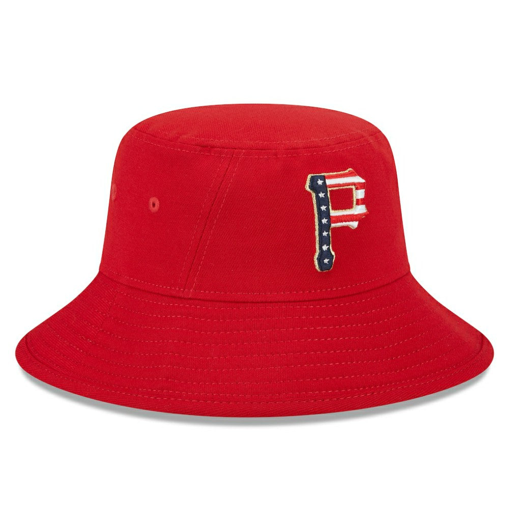 Pittsburgh Pirates New Era 2023 Fourth of July Bucket Hat - Red - New Era Online