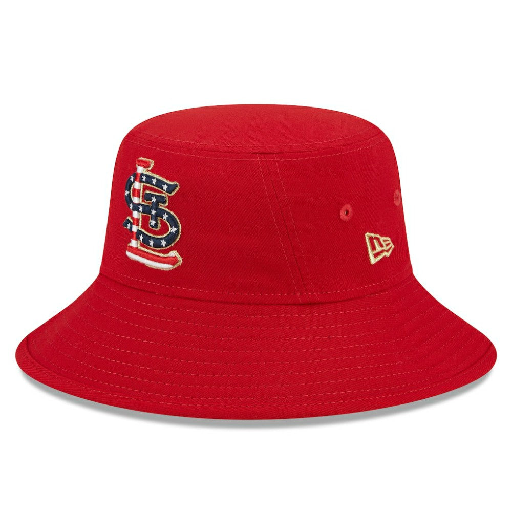 St. Louis Cardinals New Era 2023 Fourth of July Bucket Hat - Red - New Era Online